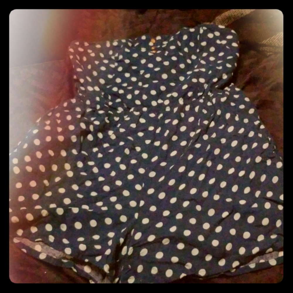 Polka-dot Romper